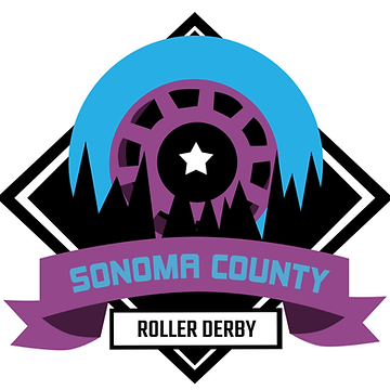 Sonoma County Roller Derby logo